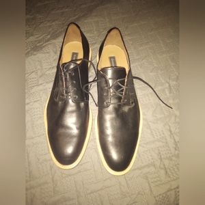 Gordon Rush Oxford's Leather Size 12 Dark Brown stitched
